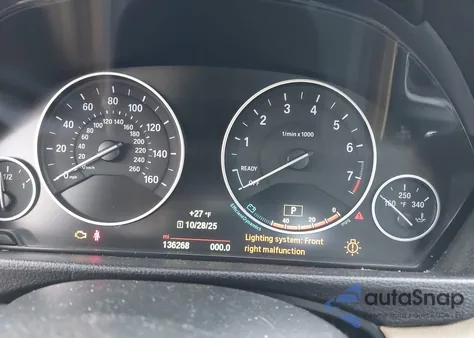 2015 BMW 435I из США, поврежденный, VIN WBA3R1C52FK193102